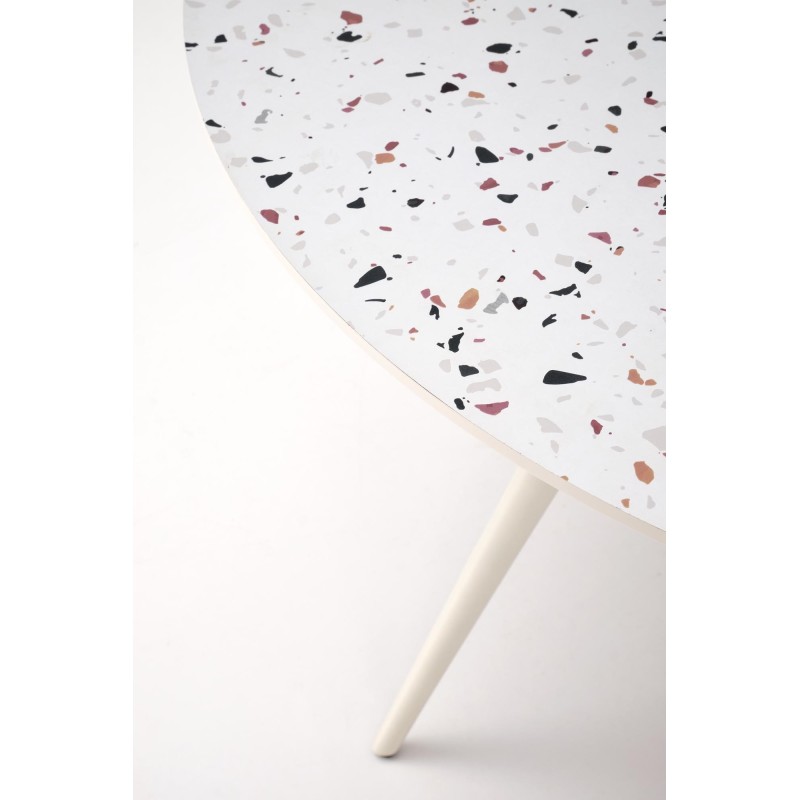 ARAMIS stół, blat - lastryko, nogi - biały (2p 1szt)