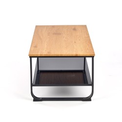 ARTIGA ława dąb złoty / czarny (1p 1szt)