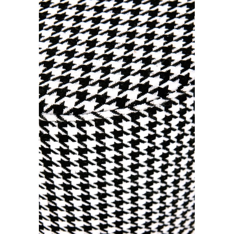 ARUNA pufa czarny/biały/złoty (1p 1szt)