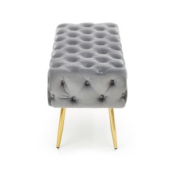 ATHENA ławka popielaty / złoty (1p 1szt)