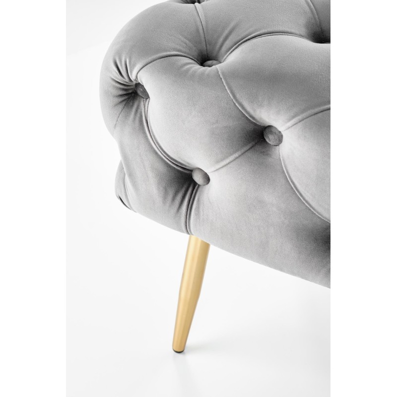 ATHENA ławka popielaty / złoty (1p 1szt)