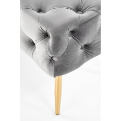 ATHENA ławka popielaty / złoty (1p 1szt)