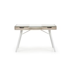 B33 biurko dąb sonoma-biały (1p 1szt)