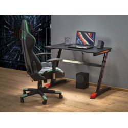 B40 biurko gamingowe czarny / czerwony (1p 1szt)
