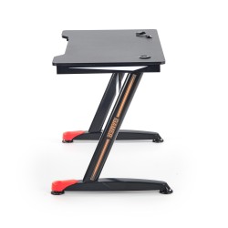 B40 biurko gamingowe czarny / czerwony (1p 1szt)