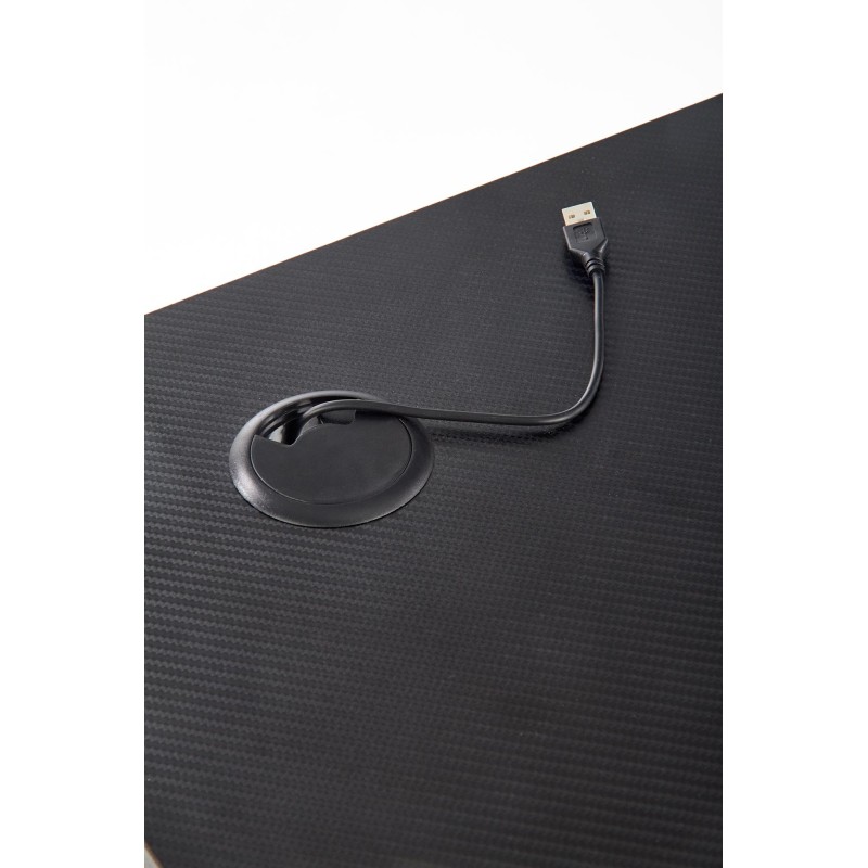 B40 biurko gamingowe czarny / czerwony (1p 1szt)