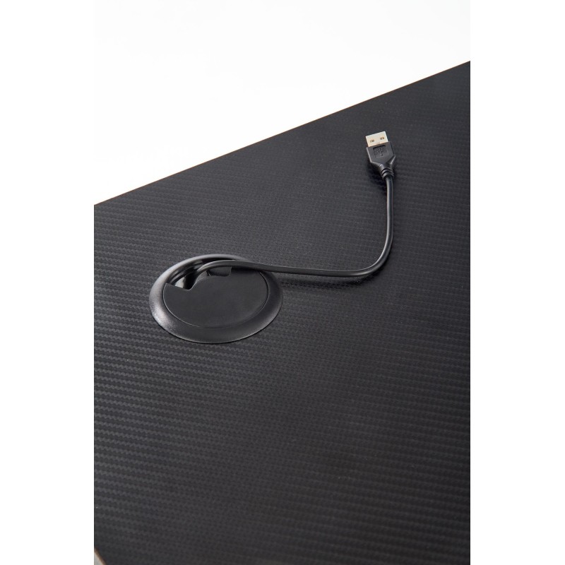 B40 biurko gamingowe czarny / czerwony (1p 1szt)