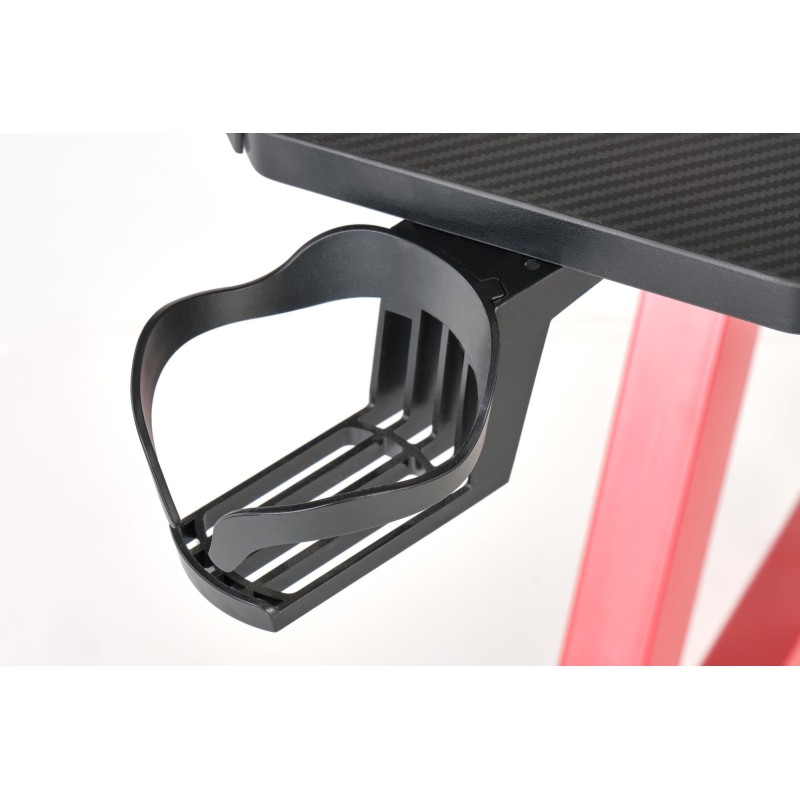 B49 biurko czarny / czerwony (1p 1szt)