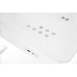 B52 biurko biurko z funkcją regulacji wysokości, biały (2p 1szt)