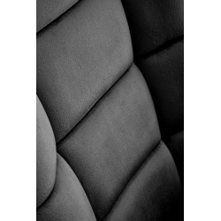 BAZALTO fotel bujany czarny (1p 1szt)