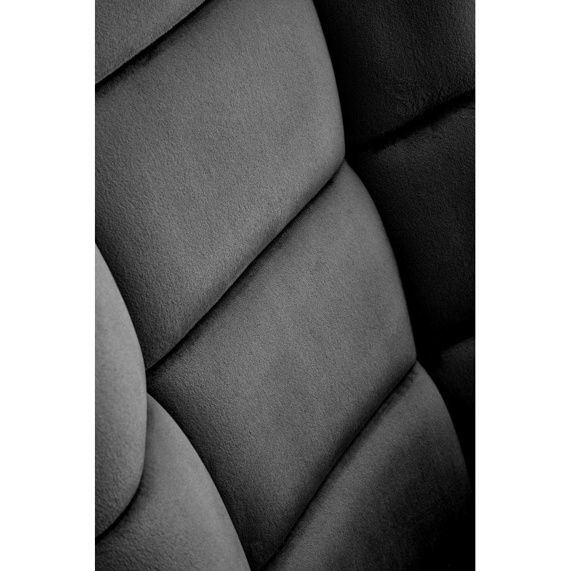 BAZALTO fotel bujany czarny (1p 1szt)