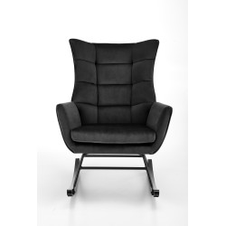 BAZALTO fotel bujany czarny (1p 1szt)