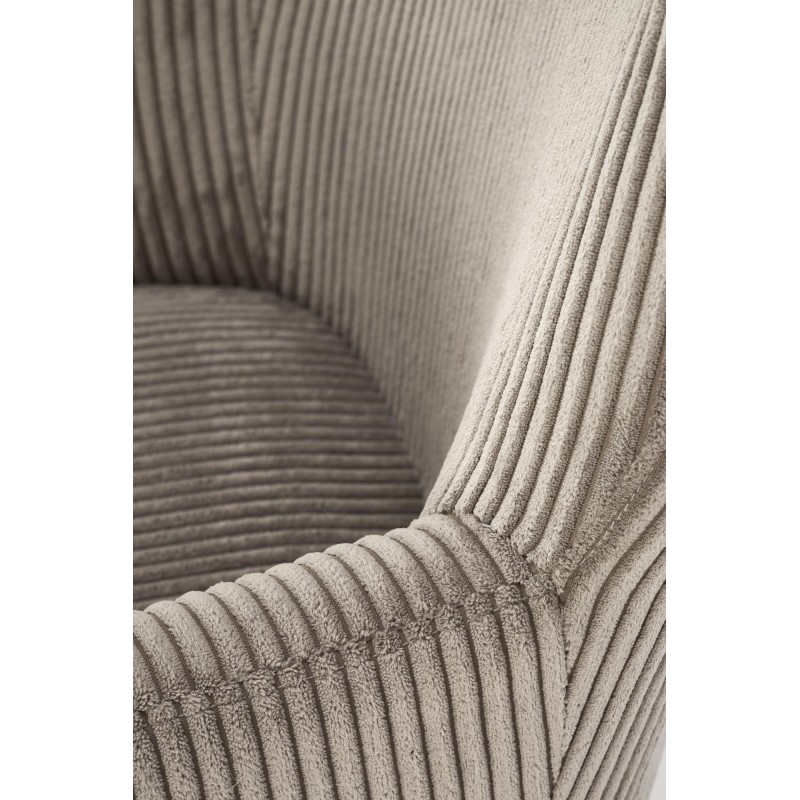 BELMIRO fotel wypoczynkowy z funkcją kołyski, popielaty (1p 1szt)