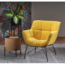 BELTON fotel wypoczynkowy żółty (1p 1szt)