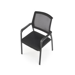 BERGEN fotel czarny (1p 4szt)