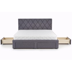 BETINA 160 łożko z szufladami popielate (4p 1szt)