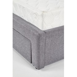 BETINA 160 łożko z szufladami popielate (4p 1szt)