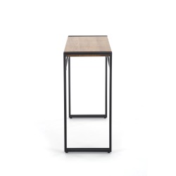 BOLIVAR KN1 konsolka dąb złoty / czarny (1p 1szt)