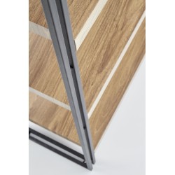 BOLIVAR REG1 regał dąb złoty / czarny (1p 1szt)