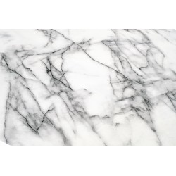 BRODWAY stół blat - biały marmur, noga - czarny (2p 1szt)