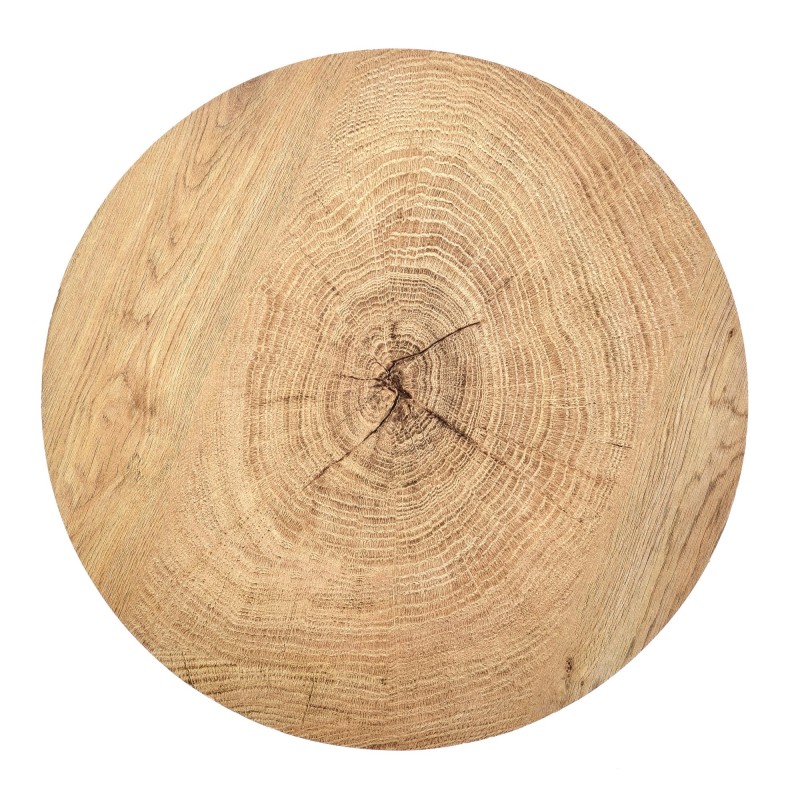 BROOKLYN-S ława dąb naturalny/czarny (1p 1szt)