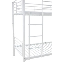 BUNKY łóżko piętrowe / opcja dwóch łóżek pojedynczych 90, biały