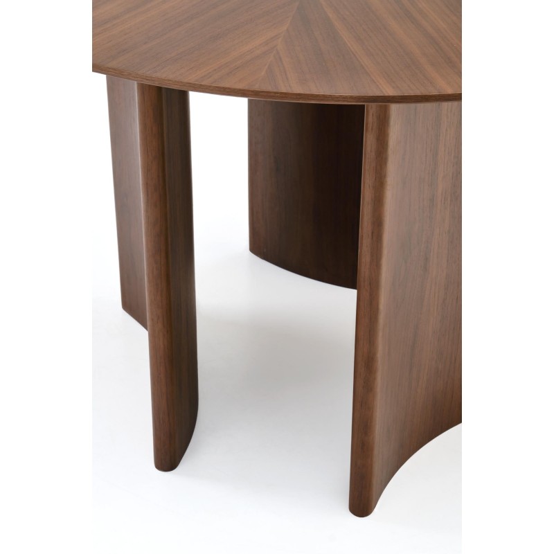 CALDO stół okrągły, orzechowy (2p 1szt)