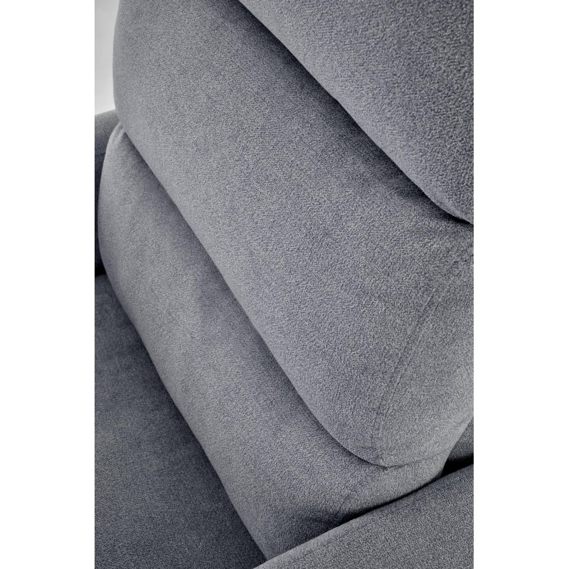 CARINIO fotel wypoczynkowy popielaty