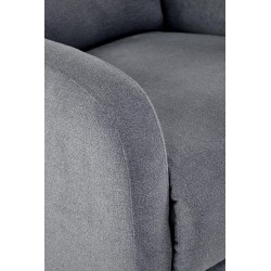 CARINIO fotel wypoczynkowy popielaty