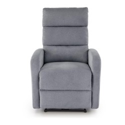 CARINIO fotel wypoczynkowy popielaty