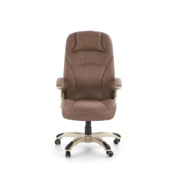 CARLOS fotel gabinetowy jasny brąz