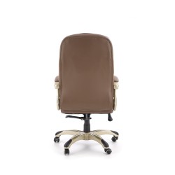 CARLOS fotel gabinetowy jasny brąz