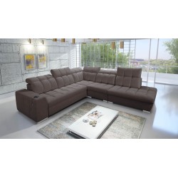Prisma IX corner sofa with sleeping function, USB port, and bedding storage - Velvet | Pet friendly, Terra 26 Prisma IX corner sofa with sleeping function, USB port, and bedding storage - Velvet | Pet friendly, Terra 26