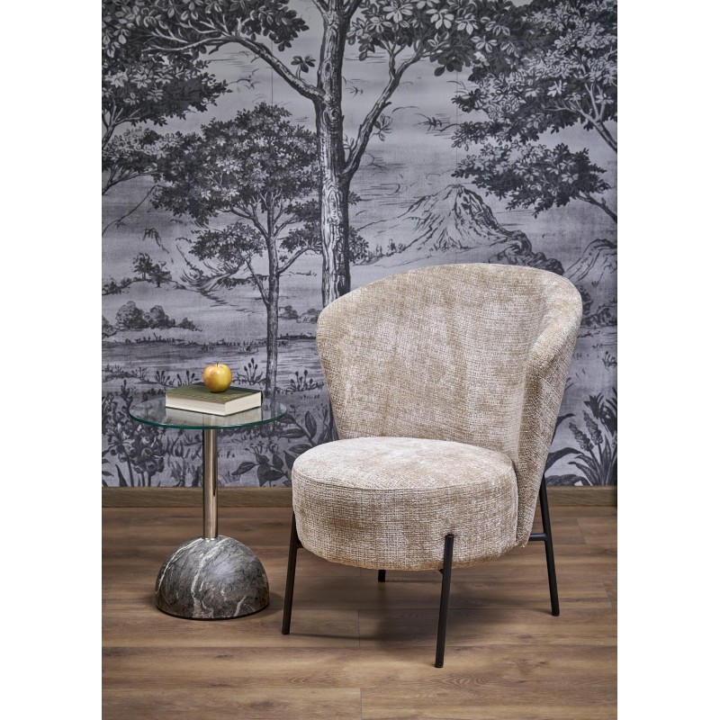 CEZAR fotel wypoczynkowy, beżowy (1p 1szt)