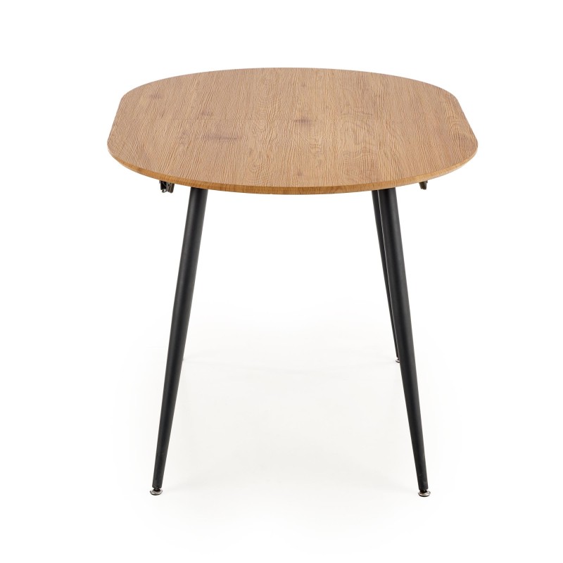 COLORADO stół rozkładany, blat - dab złoty, stelaż - czarny (2p 1szt)