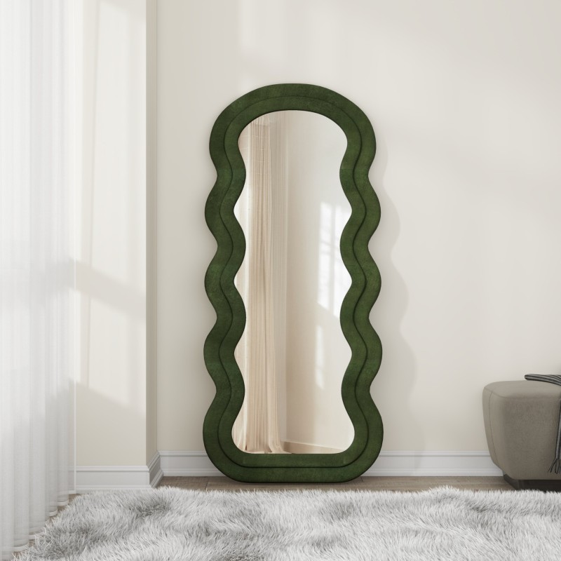 CONFETTO lustro stojące lub ścienne, oliwkowy (1p 1szt)