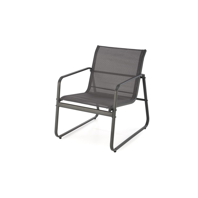 CONOR zestaw ogrodowy ( sofa + fotel 2x + ława ), ciemny popiel / jasny popiel (1p 1set)