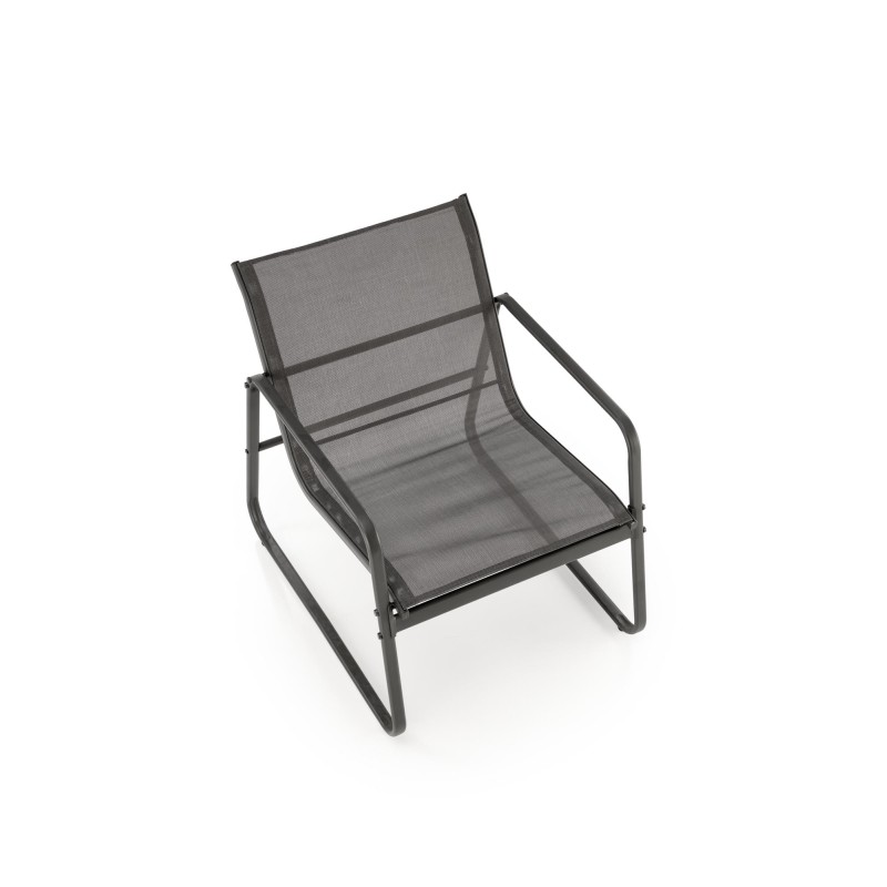 CONOR zestaw ogrodowy ( sofa + fotel 2x + ława ), ciemny popiel / jasny popiel (1p 1set)