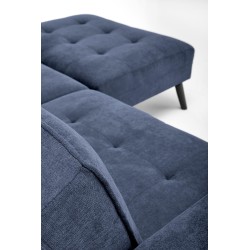 CORNELIUS sofa rozkładana z funkcją narożnika niebieska (1p 1szt)