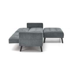 CORNELIUS sofa rozkładana z funkcją narożnika popiel (1p 1szt)