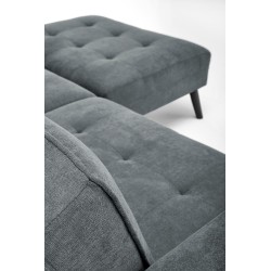 CORNELIUS sofa rozkładana z funkcją narożnika popiel (1p 1szt)