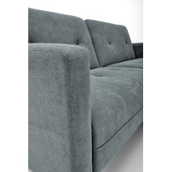 CORNELIUS sofa rozkładana z funkcją narożnika popiel (1p 1szt)