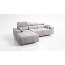 Elegant Verona I Corner Sofa with Sleeping Function - Velvet, Vena 3 | Your Perfect Furniture Elegant Verona I Corner Sofa with Sleeping Function - Velvet, Vena 3 | Your Perfect Furniture