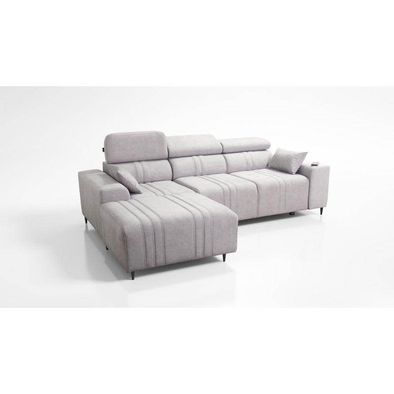 Elegant Verona I Corner Sofa with Sleeping Function - Velvet, Vena 3 | Your Perfect Furniture Elegant Verona I Corner Sofa with Sleeping Function - Velvet, Vena 3 | Your Perfect Furniture