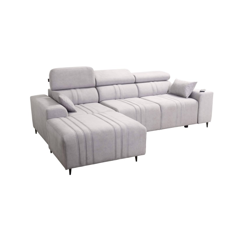 Elegant Verona I Corner Sofa with Sleeping Function - Velvet, Vena 3 | Your Perfect Furniture Elegant Verona I Corner Sofa with Sleeping Function - Velvet, Vena 3 | Your Perfect Furniture