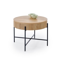 DANTE zestaw 2 ław, naturalny / czarny (1p 1zestaw)