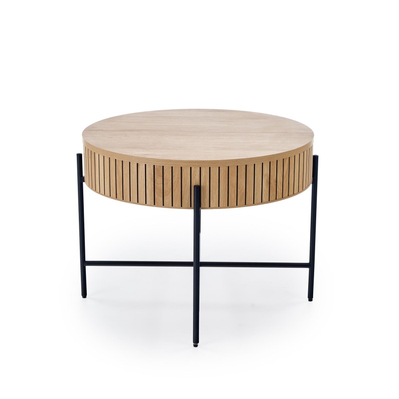 DANTE zestaw 2 ław, naturalny / czarny (1p 1zestaw)