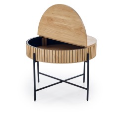 DANTE zestaw 2 ław, naturalny / czarny (1p 1zestaw)