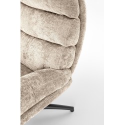 DARIO fotel wypoczynkowy z podnóżkiem oraz z funkcją kołyski, beżowy (1p 1szt)