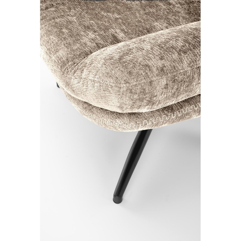 DARIO fotel wypoczynkowy z podnóżkiem oraz z funkcją kołyski, beżowy (1p 1szt)